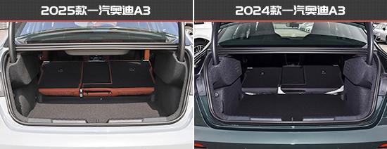 一汽奥迪A3新老款车型对比ag九游会登录更具竞争力(图10)